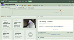 Desktop Screenshot of ezzie-bubblemaster.deviantart.com