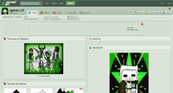 Desktop Screenshot of cgamer125.deviantart.com