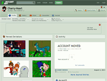 Tablet Screenshot of charry-heart.deviantart.com