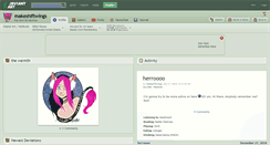 Desktop Screenshot of makeshiftwings.deviantart.com