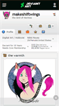 Mobile Screenshot of makeshiftwings.deviantart.com