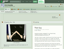 Tablet Screenshot of mrs-inuzuka.deviantart.com