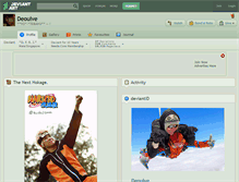 Tablet Screenshot of deoulve.deviantart.com