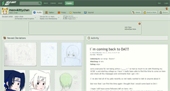 Desktop Screenshot of meowkittychan.deviantart.com