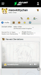Mobile Screenshot of meowkittychan.deviantart.com