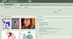 Desktop Screenshot of lil-miss-dynamite.deviantart.com