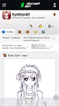 Mobile Screenshot of kyotoyuki.deviantart.com
