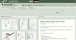 Desktop Screenshot of lord-crusader.deviantart.com