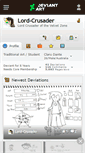 Mobile Screenshot of lord-crusader.deviantart.com