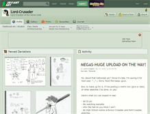 Tablet Screenshot of lord-crusader.deviantart.com