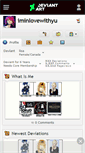 Mobile Screenshot of iminlovewithyu.deviantart.com