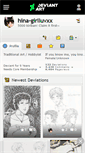 Mobile Screenshot of hina-girlluvxx.deviantart.com