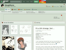 Tablet Screenshot of hina-girlluvxx.deviantart.com