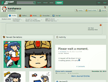 Tablet Screenshot of kurohaneco.deviantart.com
