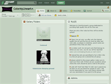 Tablet Screenshot of colormylineart.deviantart.com