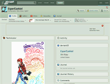 Tablet Screenshot of esperezekiel.deviantart.com