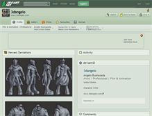 Tablet Screenshot of 3dangelo.deviantart.com