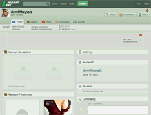 Tablet Screenshot of demtittaysplz.deviantart.com