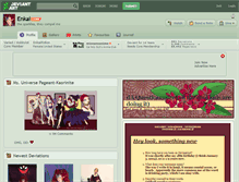 Tablet Screenshot of enkai.deviantart.com