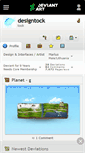 Mobile Screenshot of designtock.deviantart.com