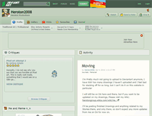 Tablet Screenshot of heroton2008.deviantart.com