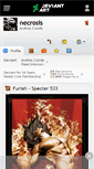 Mobile Screenshot of necrosis.deviantart.com