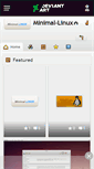 Mobile Screenshot of minimal-linux.deviantart.com