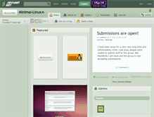 Tablet Screenshot of minimal-linux.deviantart.com