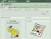 Tablet Screenshot of lenupetcomics.deviantart.com