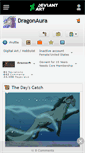 Mobile Screenshot of dragonaura.deviantart.com