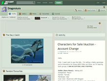 Tablet Screenshot of dragonaura.deviantart.com