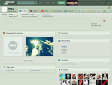 Tablet Screenshot of lm66.deviantart.com