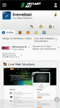 Mobile Screenshot of livewebsol.deviantart.com