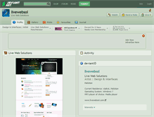 Tablet Screenshot of livewebsol.deviantart.com