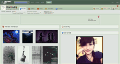 Desktop Screenshot of charmwing.deviantart.com