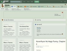 Tablet Screenshot of kikolia.deviantart.com
