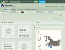 Tablet Screenshot of animonstar.deviantart.com
