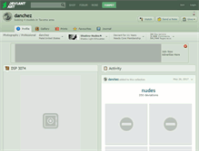 Tablet Screenshot of danchez.deviantart.com