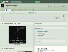 Tablet Screenshot of labyrinth-designs.deviantart.com