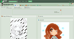 Desktop Screenshot of bellaeddieworld.deviantart.com