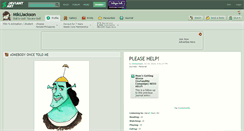Desktop Screenshot of mikijackson.deviantart.com
