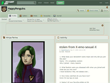 Tablet Screenshot of happypenguins.deviantart.com