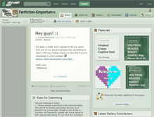 Tablet Screenshot of fanfiction-emporium.deviantart.com