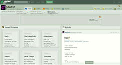 Desktop Screenshot of johnfinch.deviantart.com