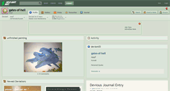 Desktop Screenshot of gates-of-hell.deviantart.com