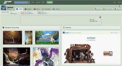 Desktop Screenshot of canaur.deviantart.com