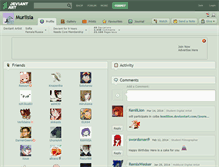 Tablet Screenshot of murlisia.deviantart.com