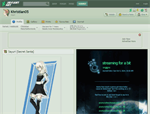 Tablet Screenshot of khristian05.deviantart.com