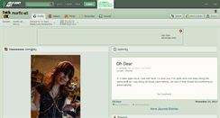 Desktop Screenshot of morfic-all.deviantart.com