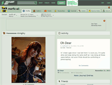 Tablet Screenshot of morfic-all.deviantart.com